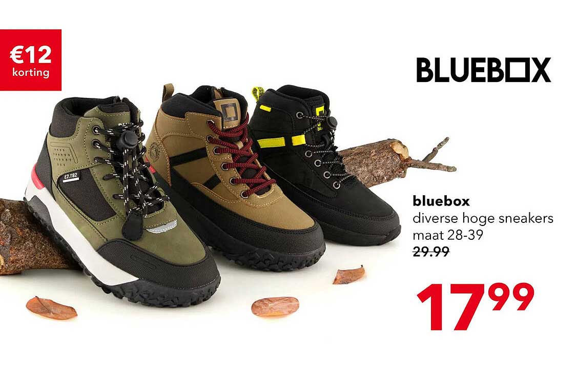 bluebox diverse hoge sneakers maat 28-39