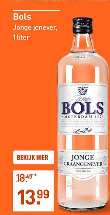 Bols Jonge jenever, 1 liter
