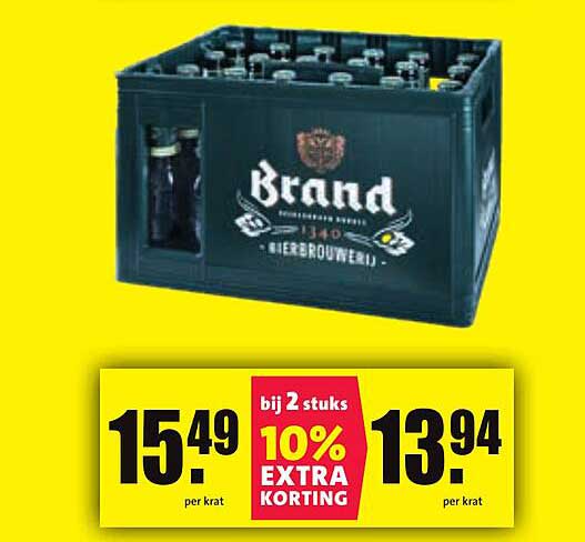 Brand Bier - 10% EXTRA KORTING bij 2 stuks