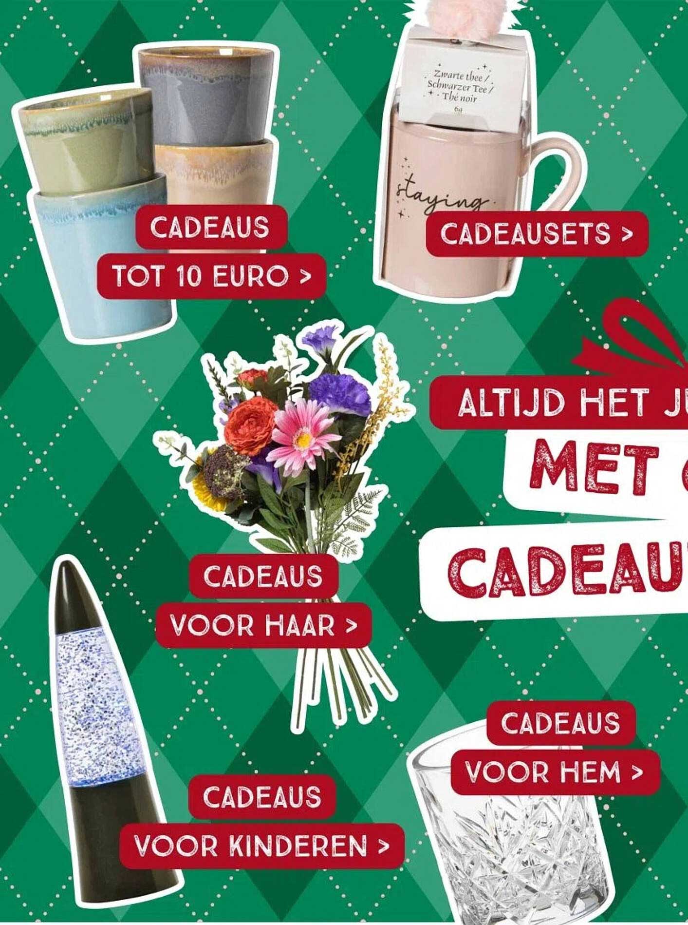 Cadeaus tot 10 euro