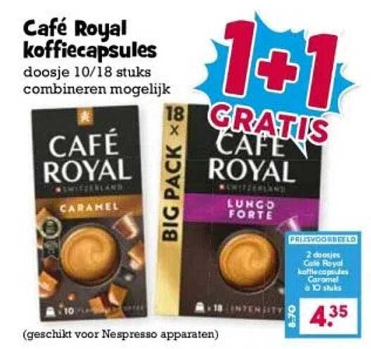 Café Royal koffiecapsules
