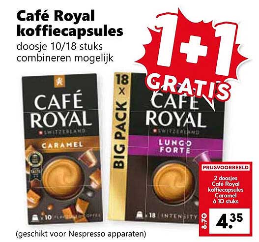 Café Royal koffiecapsules