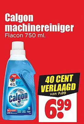 Calgon machinedreiniger Flacon 750 ml.