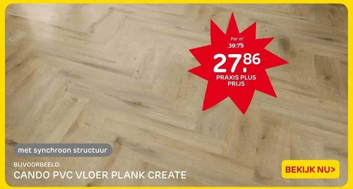 CANDO PVC VLOER PLANK CREATE