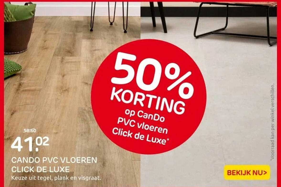 CANDO PVC VLOEREN CLICK DE LUXE