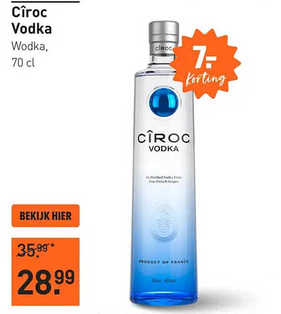 Cîroc Vodka, 70 cl