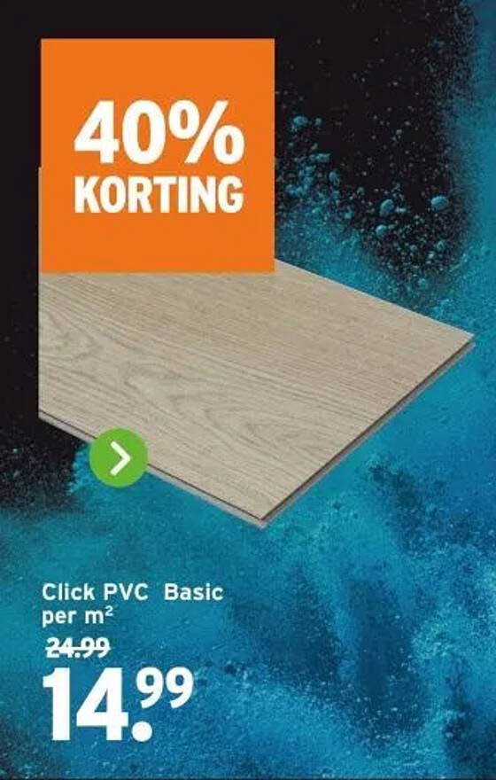 Click PVC  Basic per m²
