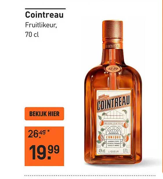 Cointreau Fru liqueur, 70 cl