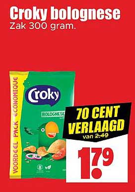 Crocky bolognese Zak 300 gram