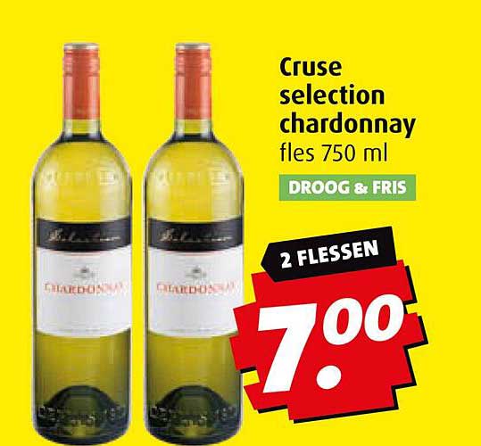 Cruse selection chardonnay fles 750 ml