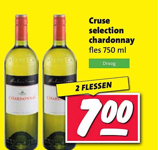 Cruse selection chardonnay fles 750 ml