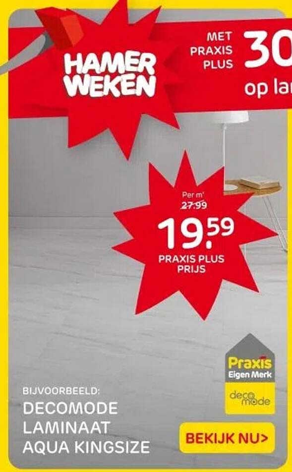 DECOMODE LAMINAAT AQUA KINGSIZE