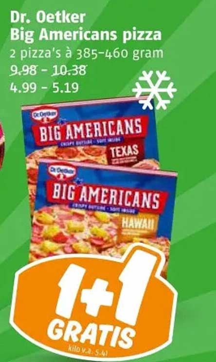 Dr. Oetker Big Americans pizza