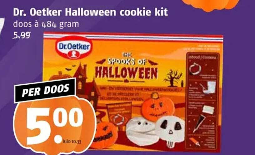Dr. Oetker Halloween cookie kit