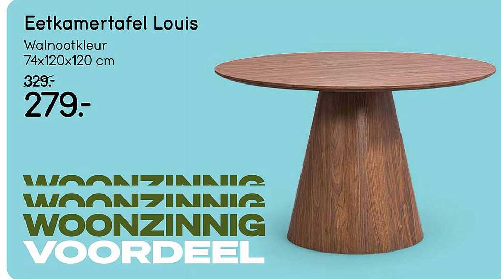 Eetkamertafel Louis