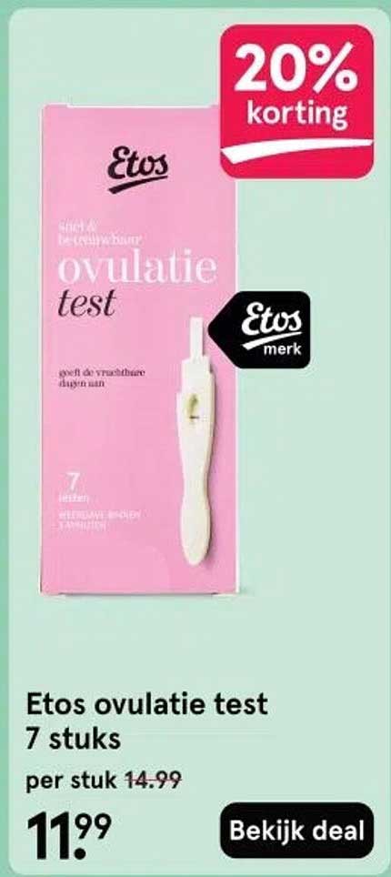 Etos ovulatie test 7 stuks
