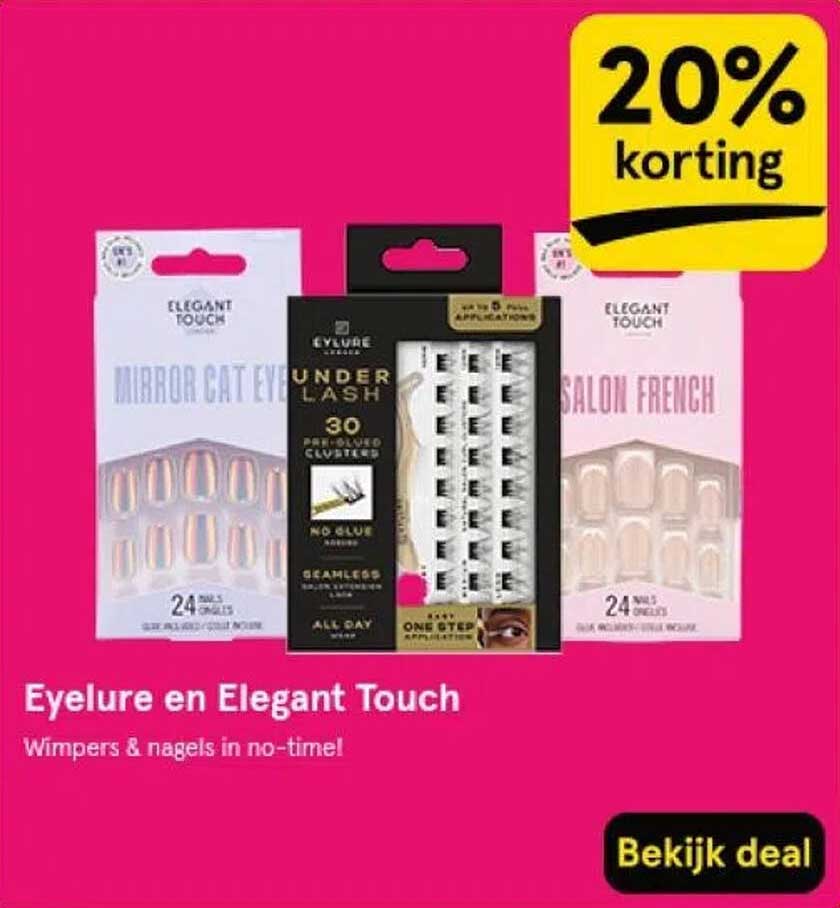 Eyelure en Elegant Touch - Wimpers & nagels in no-time!