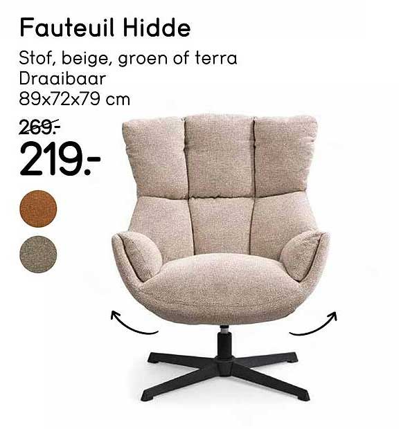 Fauteuil Hidde