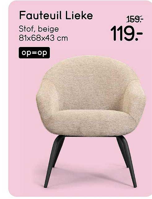 Fauteuil Lieke
