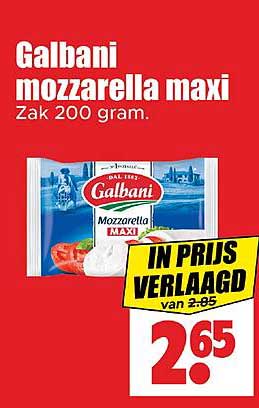 Galbani mozzarella maxi