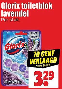 Glorix toiletblok lavendel