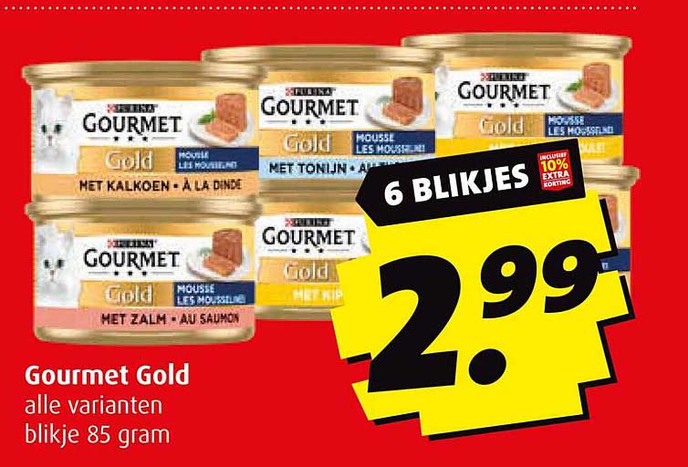Gourmet Gold alle varianten blijkje 85 gram