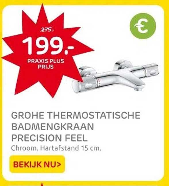 GROHE THERMOSTATISCHE BADMENGKRAAN PRECISION FEEL