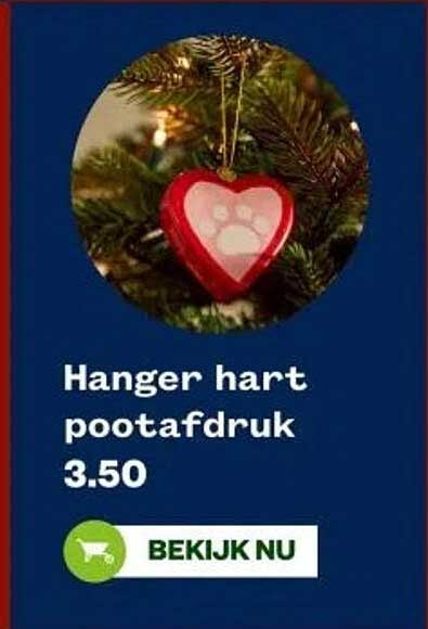 Hanger hart pootafdruk