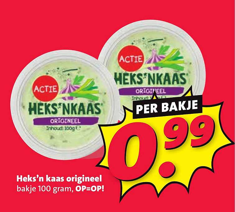 Heks’n kaas origineel bakje 100 gram, OP=OP!
