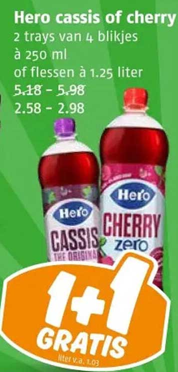 Hero cassis of cherry