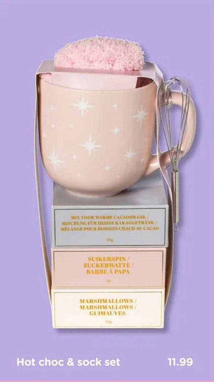 Hot choc & sock set