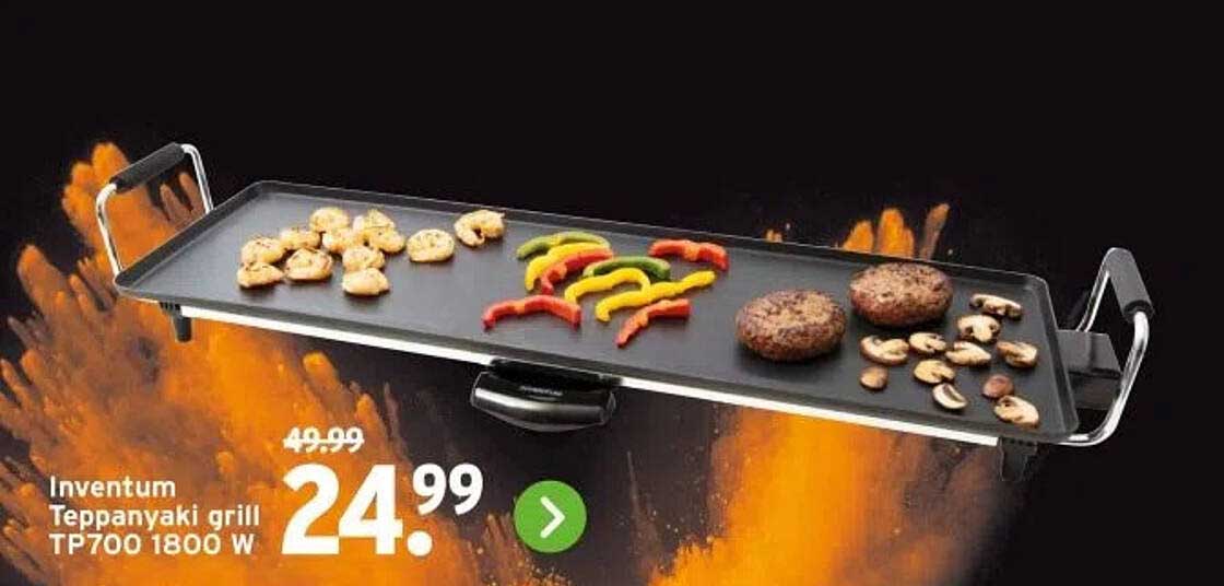Inventum Teppanyaki grill TP700 1800 W