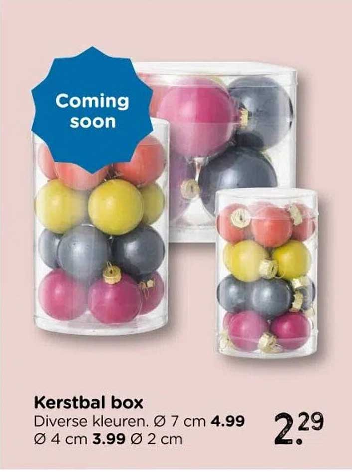 Kerstbal box