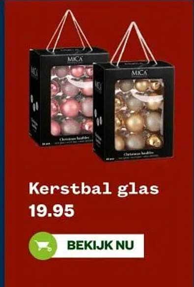 Kerstbal glas