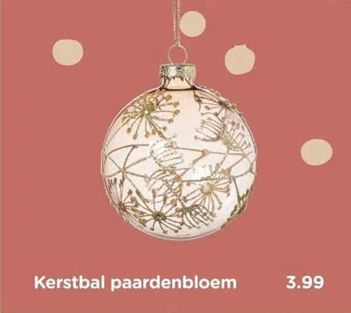Kerstbal paardenbloem