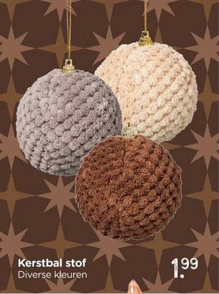 Kerstbal stof