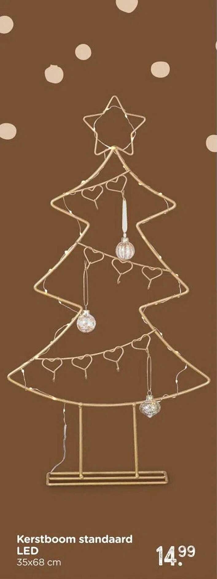 Kerstboom standaard LED 35x68 cm