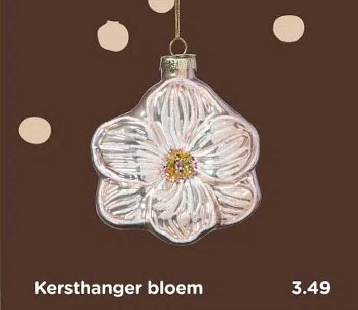 Kersthanger bloem