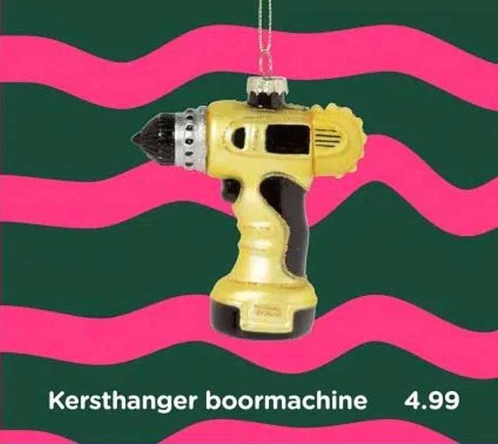 Kersthanger boormachine