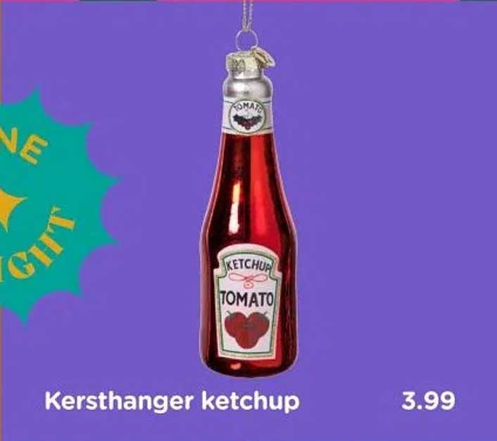 Kersthanger ketchup