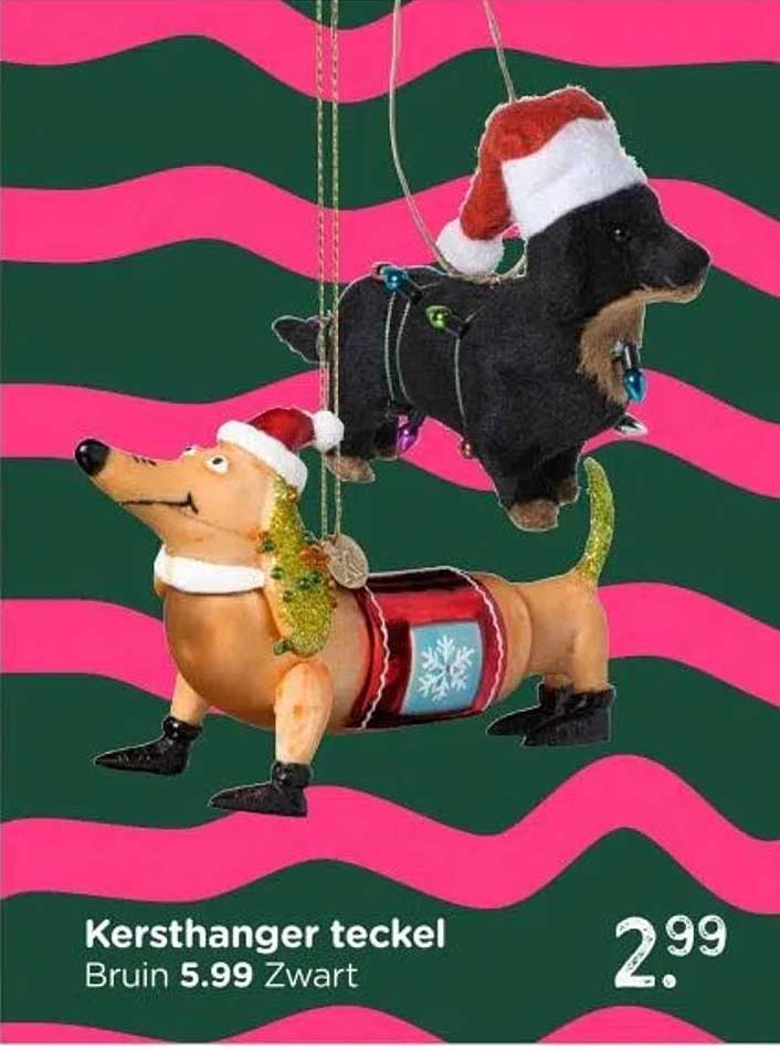Kersthanger teckel
