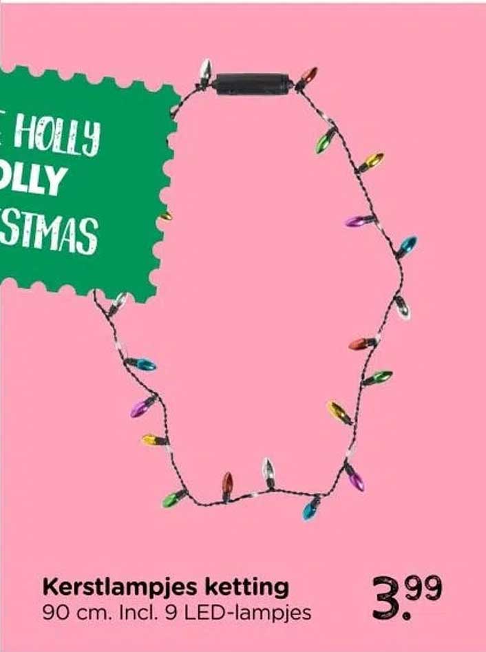 Kerstlampjes ketting