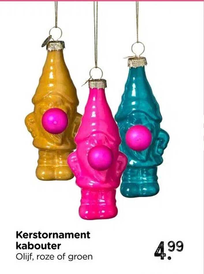Kerstornament kabouter