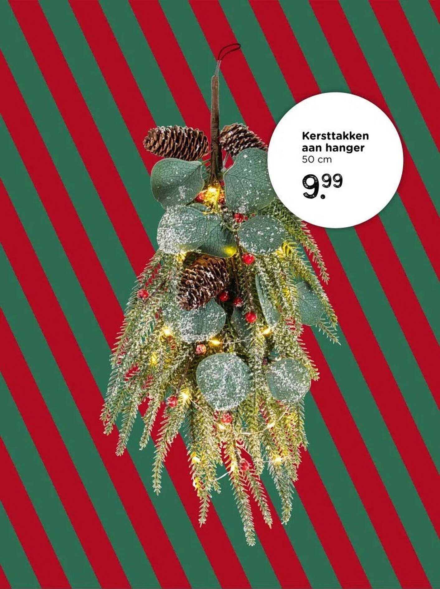 Kersttakken aan hanger 50 cm