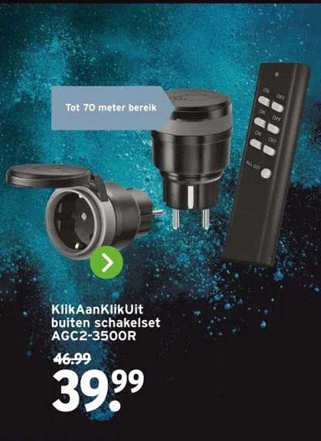 KlikAanKlikUit buiten schakelsset AGC2-3500R