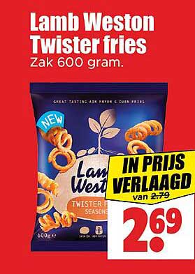 Lamb Weston Twister fries