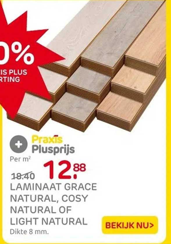 LAMINAAT GRACE NATURAL, COSY NATURAL OF LIGHT NATURAL
