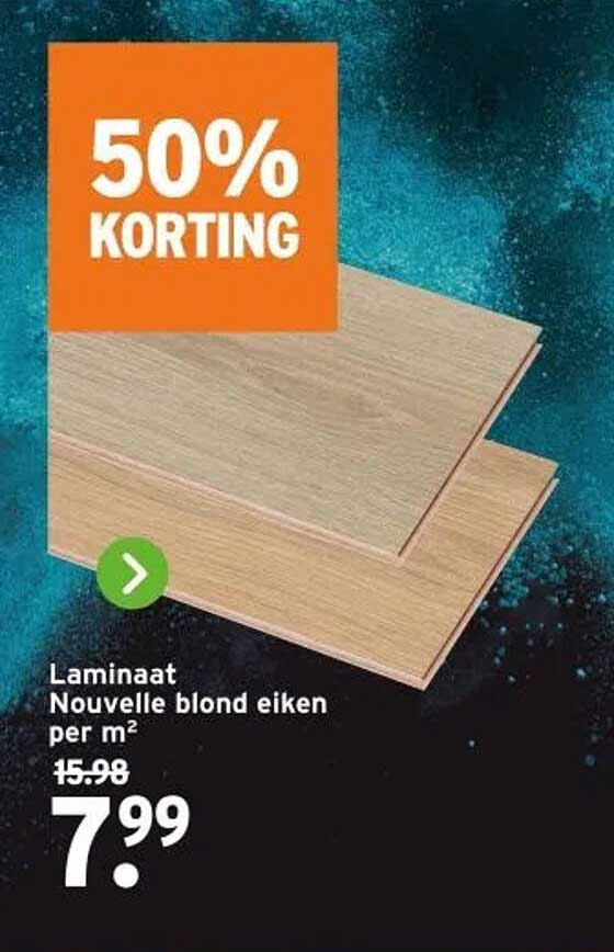 Laminaat Nouvelle blond eiken per m²