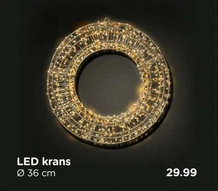 LED krans Ø 36 cm