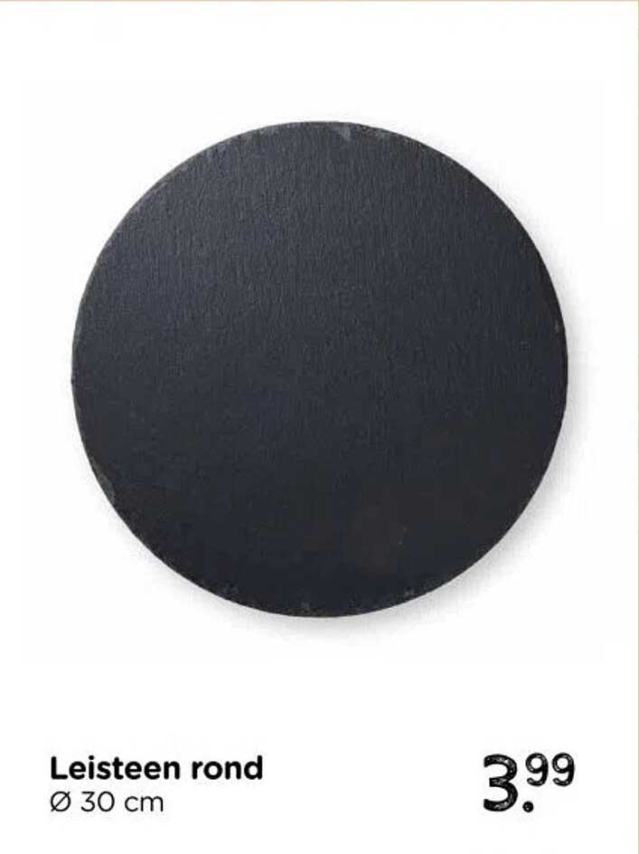 Leisteen rond Ø 30 cm